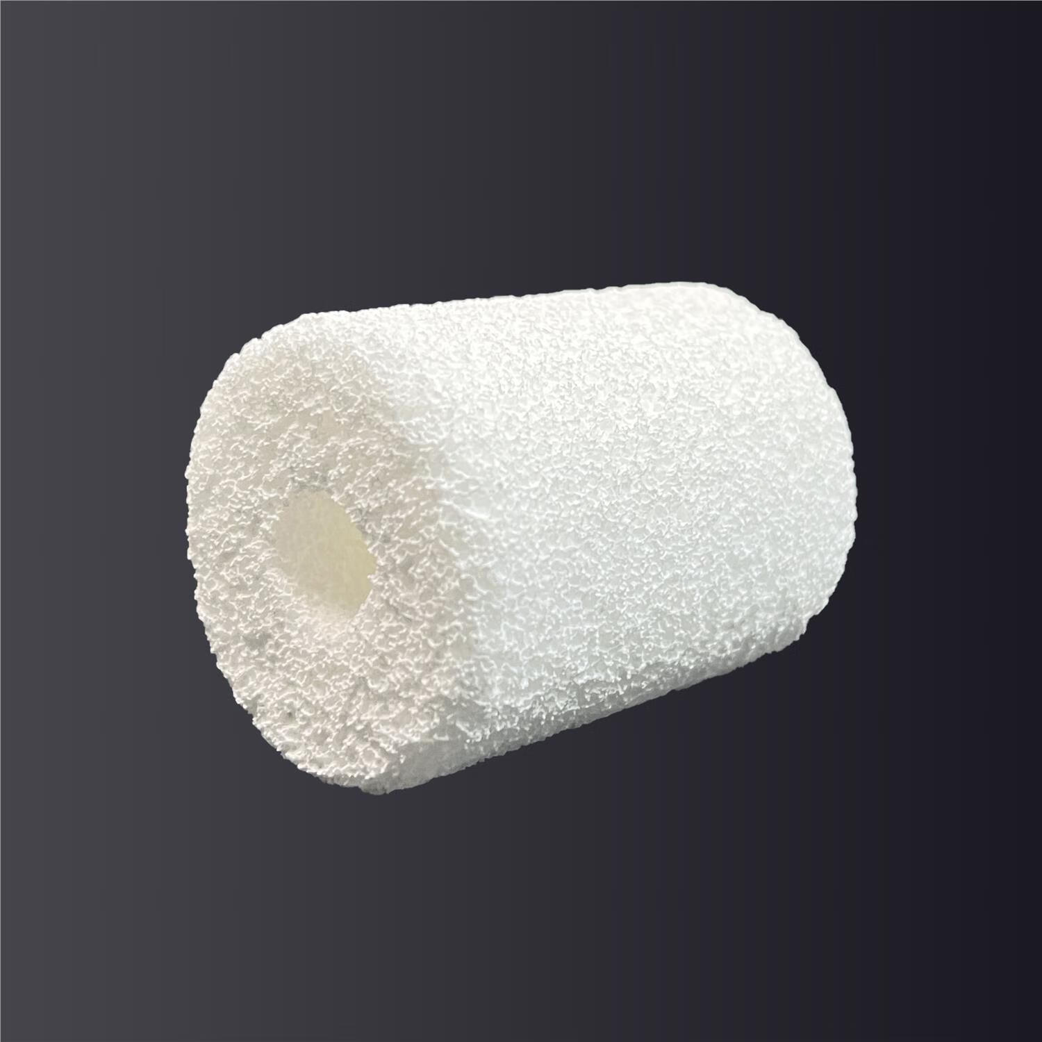 管式炉石英管刚玉管轻质高纯氧化铝泡沫陶瓷炉堵头隔热塞管堵管塞 18*